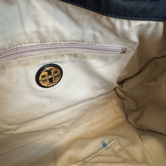 Tory Burch Black Nylon and Patten Leather Bag - Picture 13 of 14